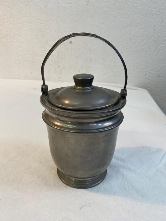 Secchiello per Ghiaccio Vintage in Peltro  Elegante e Pratico