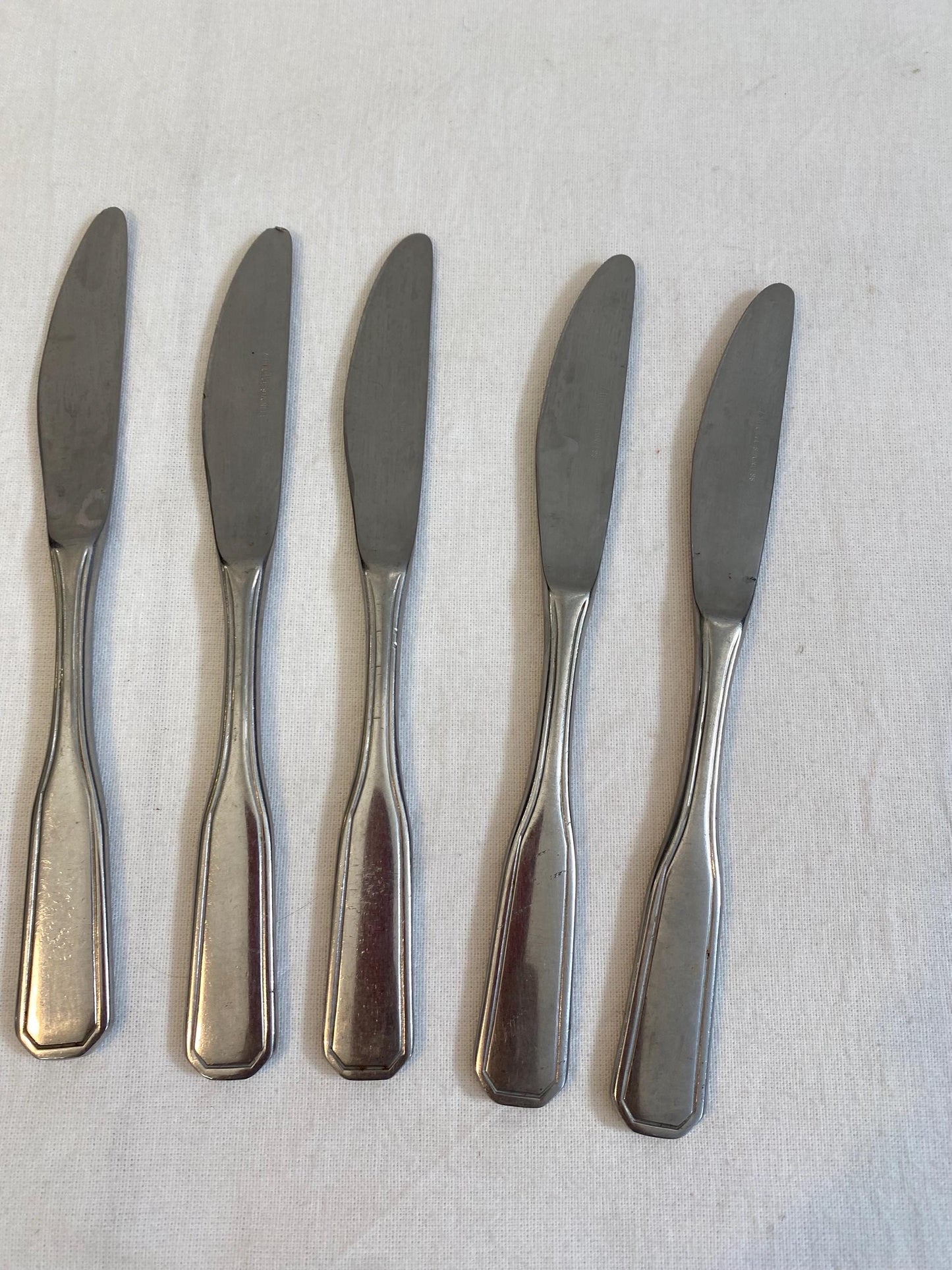 Set di Coltelli in Acciaio Vintage 10 Coltelli da 20 cm + 12 Coltelli da 21 cm