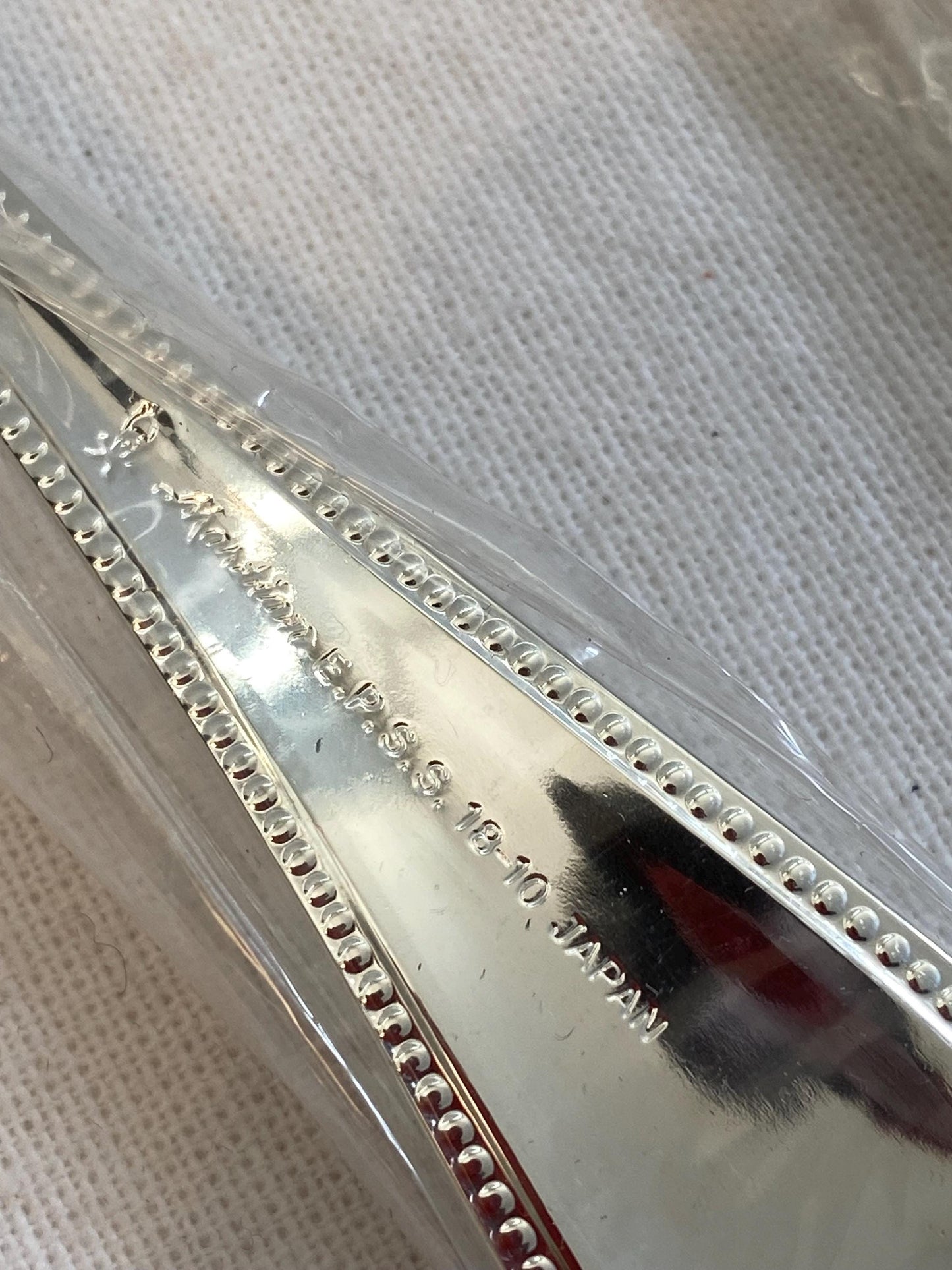 Set di 12 cucchiai in argento placcato Martian E.P.S.S 18-10, Made in Japan Nuovi mai usati