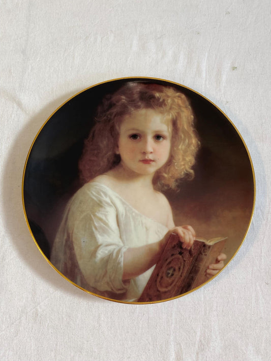 Piatto Decorativo Vintage in Porcellana - Victorian Dreams Collection, Limoges, 24 cm (9.4")