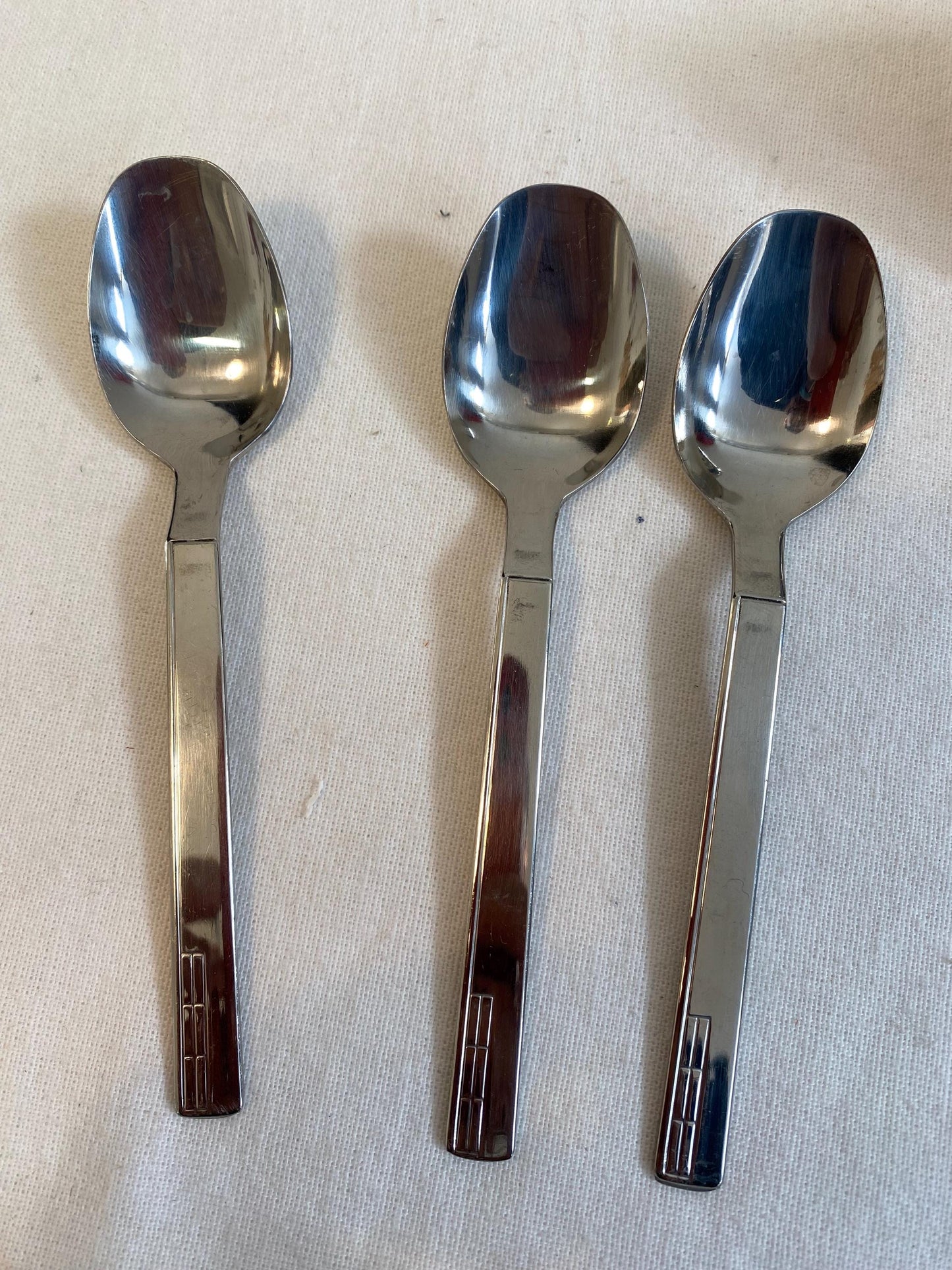 Set di Posate Pinti Inox 18/10 - 12 Cucchiaini e Mestolo - Alta Qualità Made in Italy