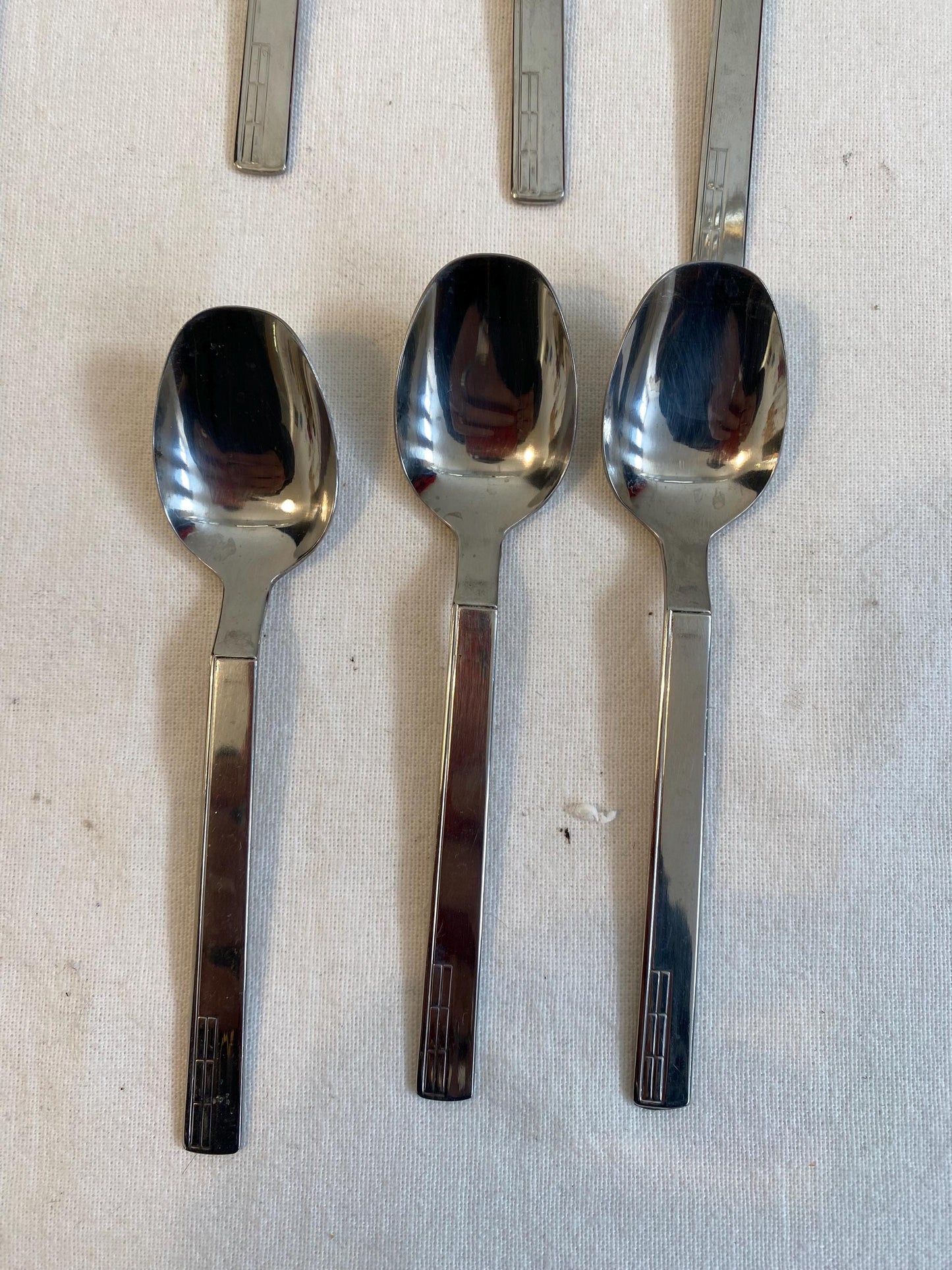 Set di Posate Pinti Inox 18/10 - 12 Cucchiaini e Mestolo - Alta Qualità Made in Italy