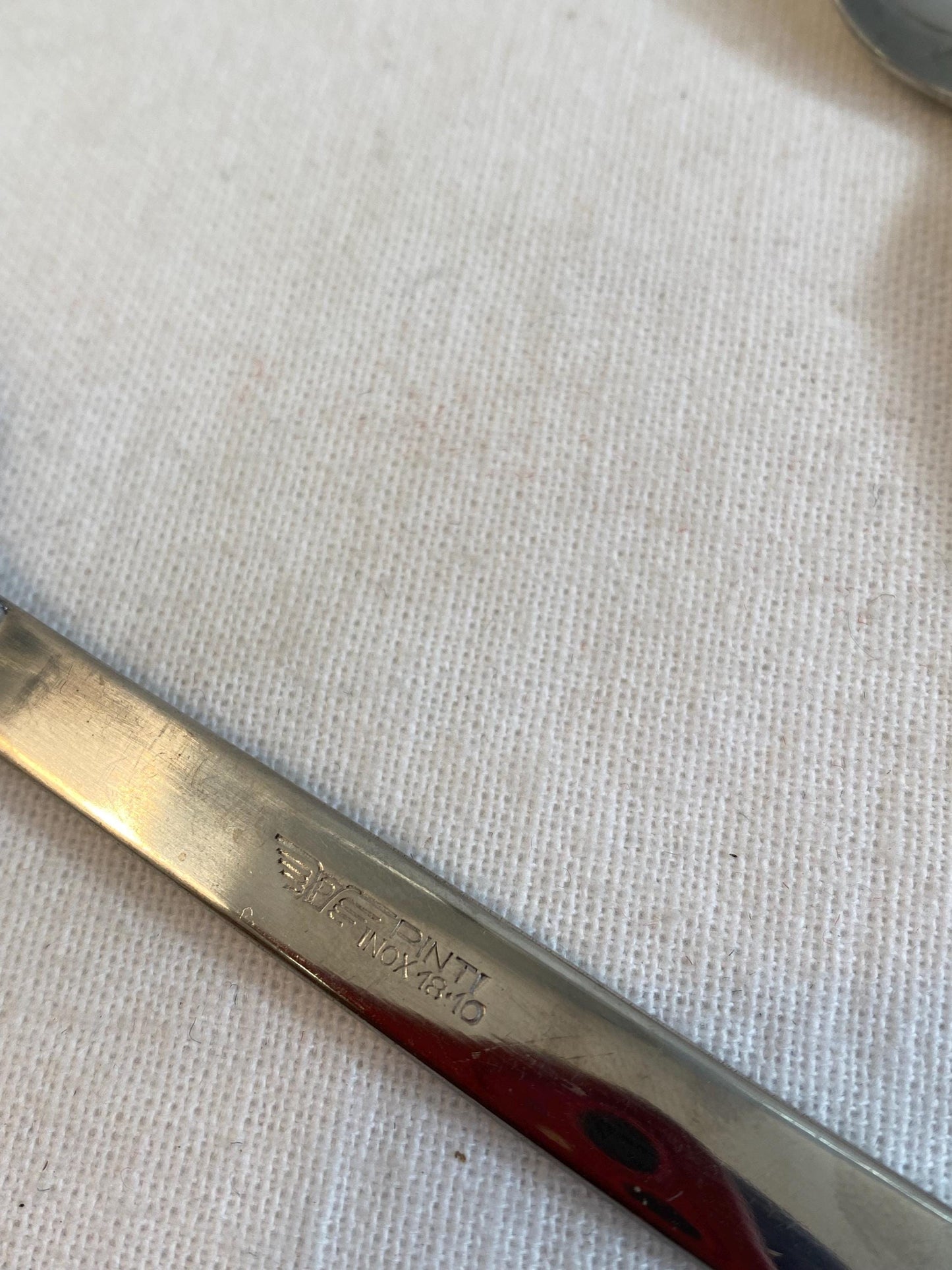 Set di Posate Pinti Inox 18/10 - 12 Cucchiaini e Mestolo - Alta Qualità Made in Italy