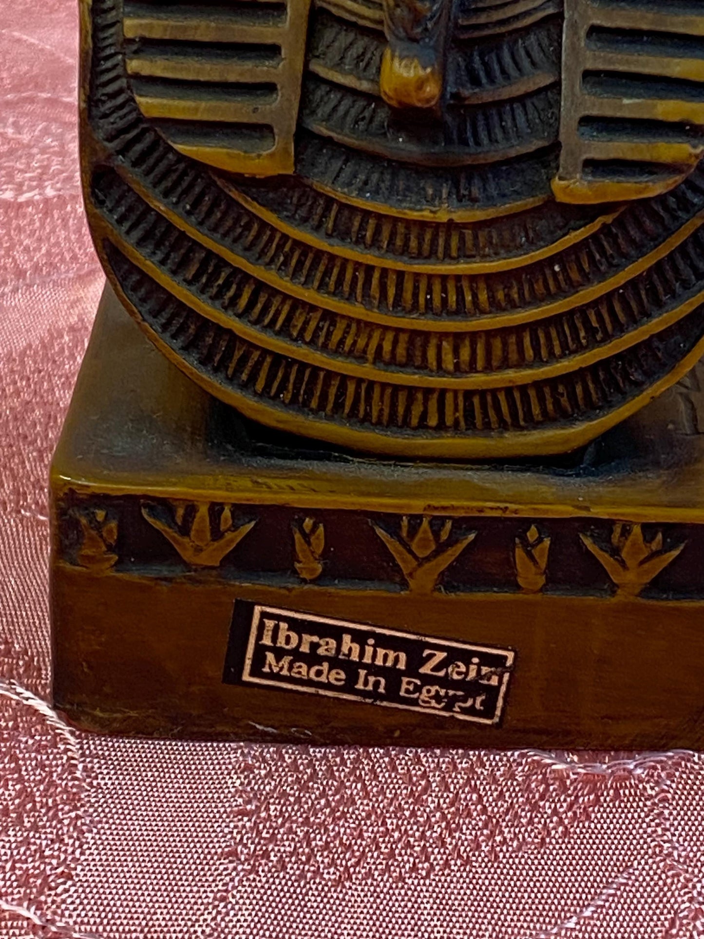 Statua Faraone Egizio in Resina 11,5 cm - Souvenir Ibrahim Zein Made in Egypt