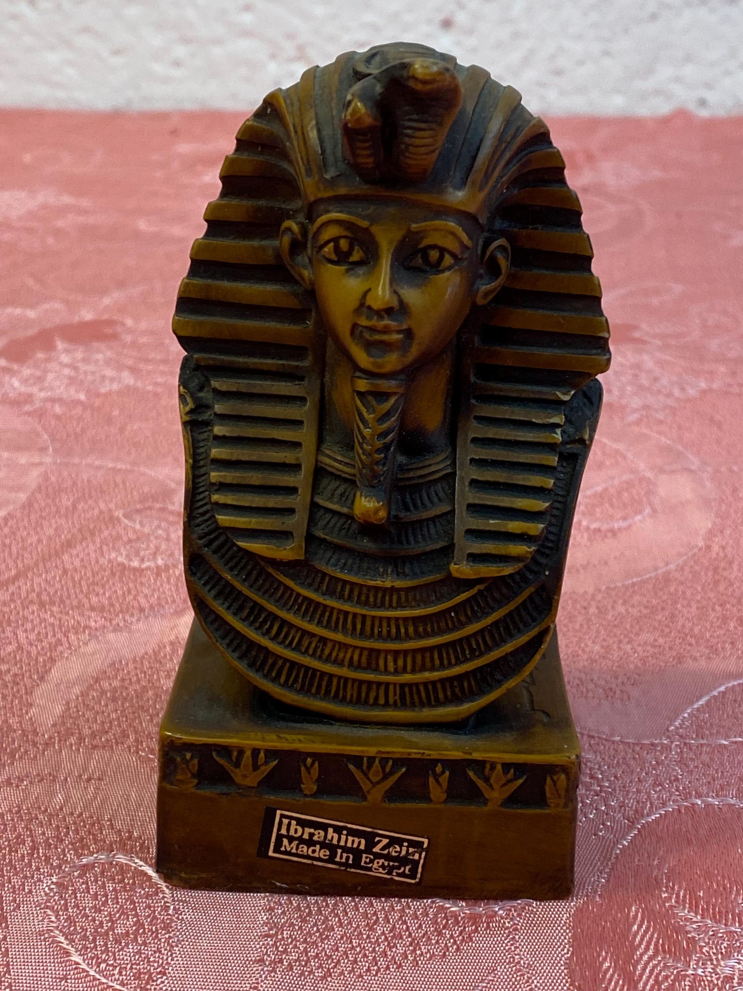 Statua Faraone Egizio in Resina 11,5 cm - Souvenir Ibrahim Zein Made in Egypt