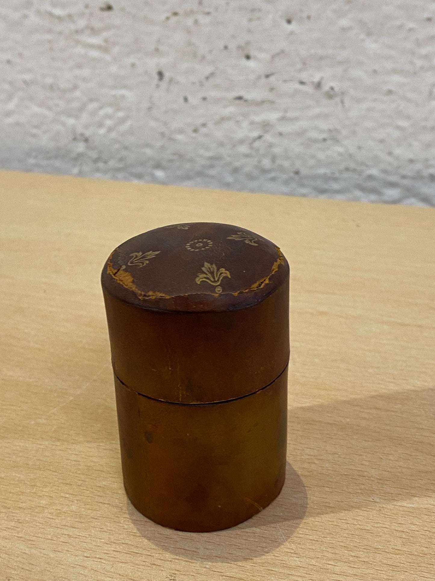 Scatola Portafiammiferi Vintage in Cuoio Miadenil B12 Altena - 6,5x4 cm Rara da Collezione
