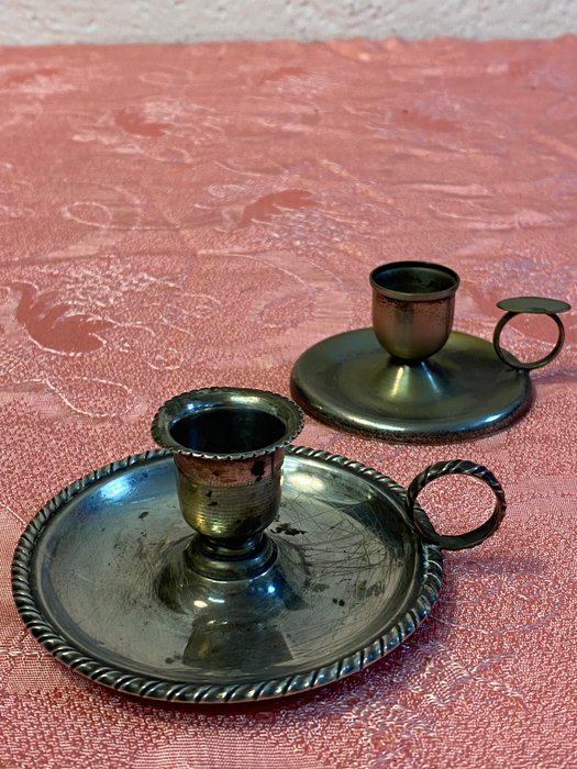 Set di Bugie Vintage in Argento 800 e Placcato, Eleganti e Raffinate, 37,40 g e 39,40 g