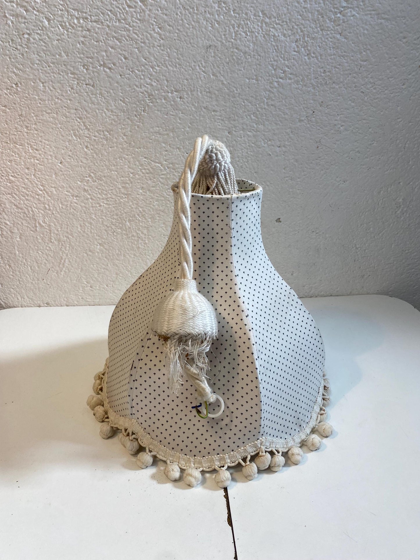 Paralume Vintage in Tessuto con Nappe Elegante Copri lampada a Sospensione (70 cm)
