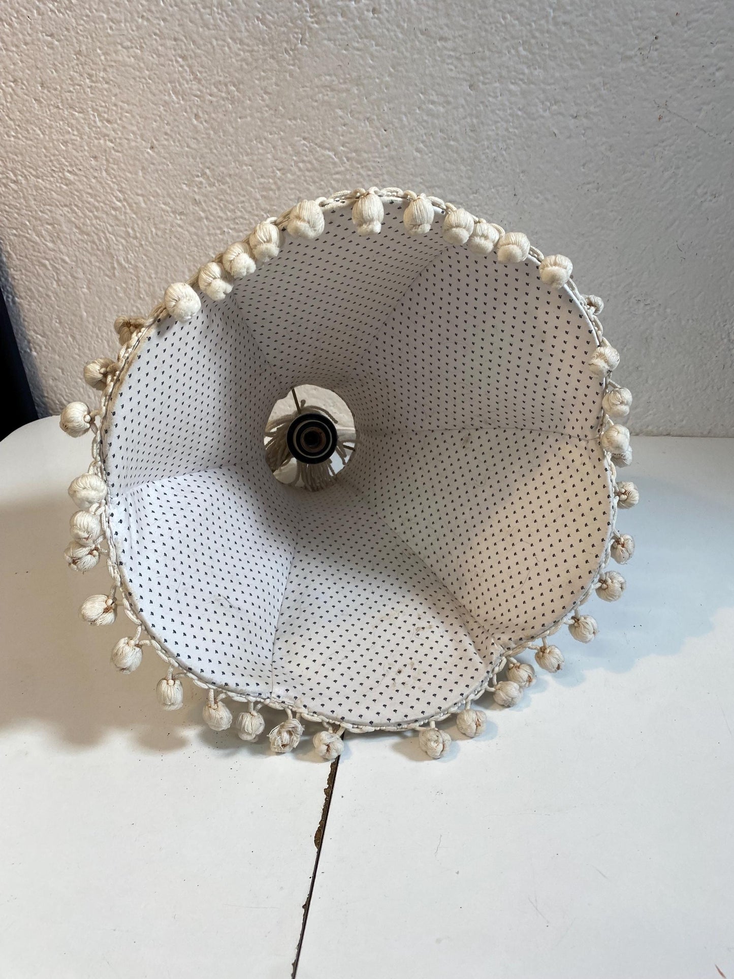 Paralume Vintage in Tessuto con Nappe Elegante Copri lampada a Sospensione (70 cm)