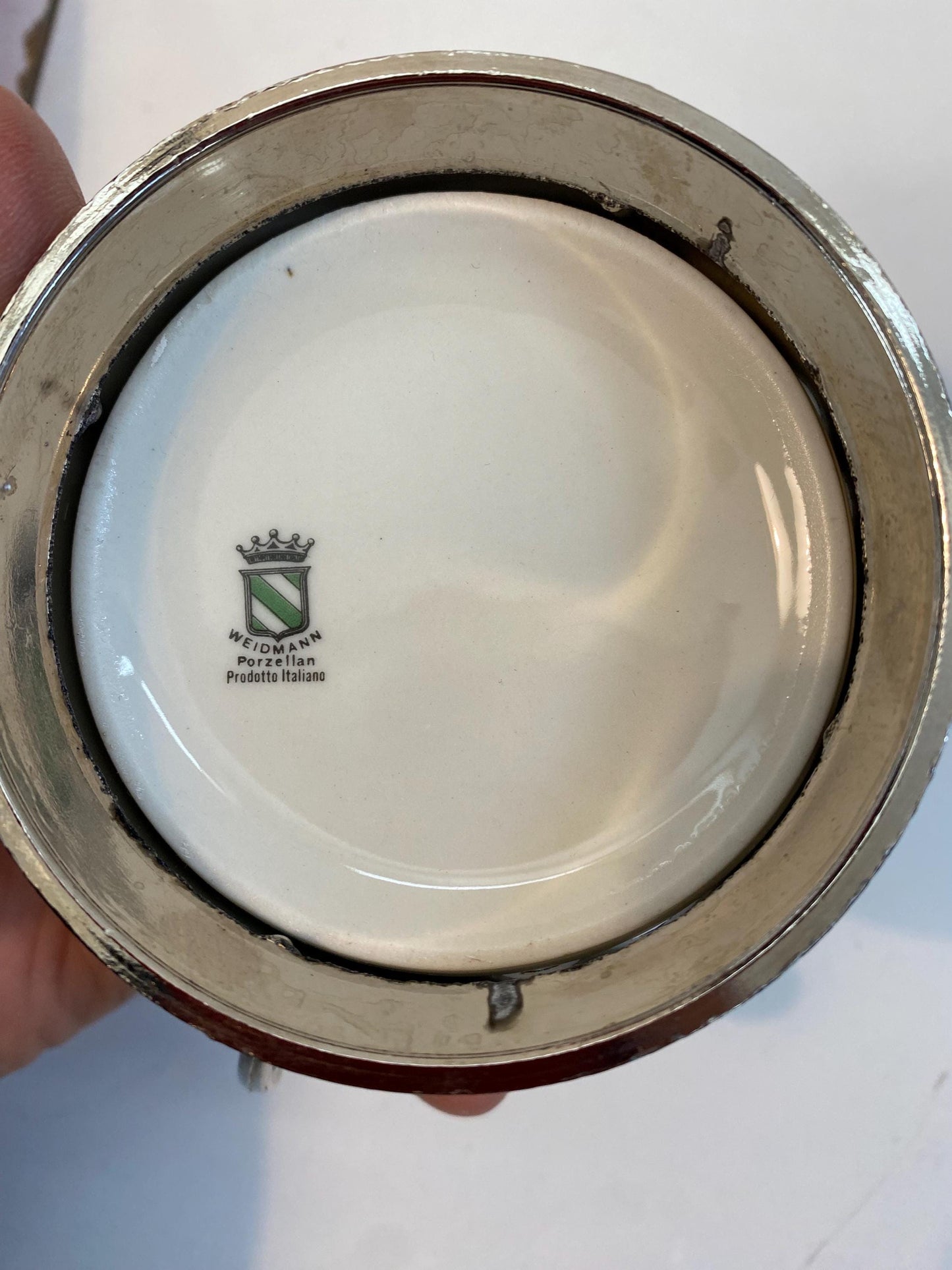 Set di Cucchiaini e Zuccheriera in Argento 800 Placcato con Scatola Originale - Eleganza Vintage