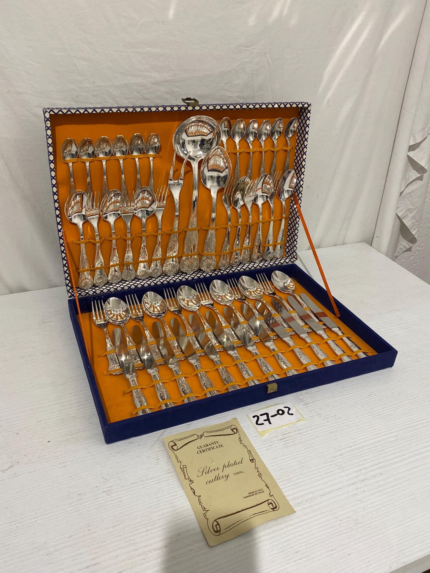 Servizio di Posate in Argento 800 - Tradizione Italiana Intatta