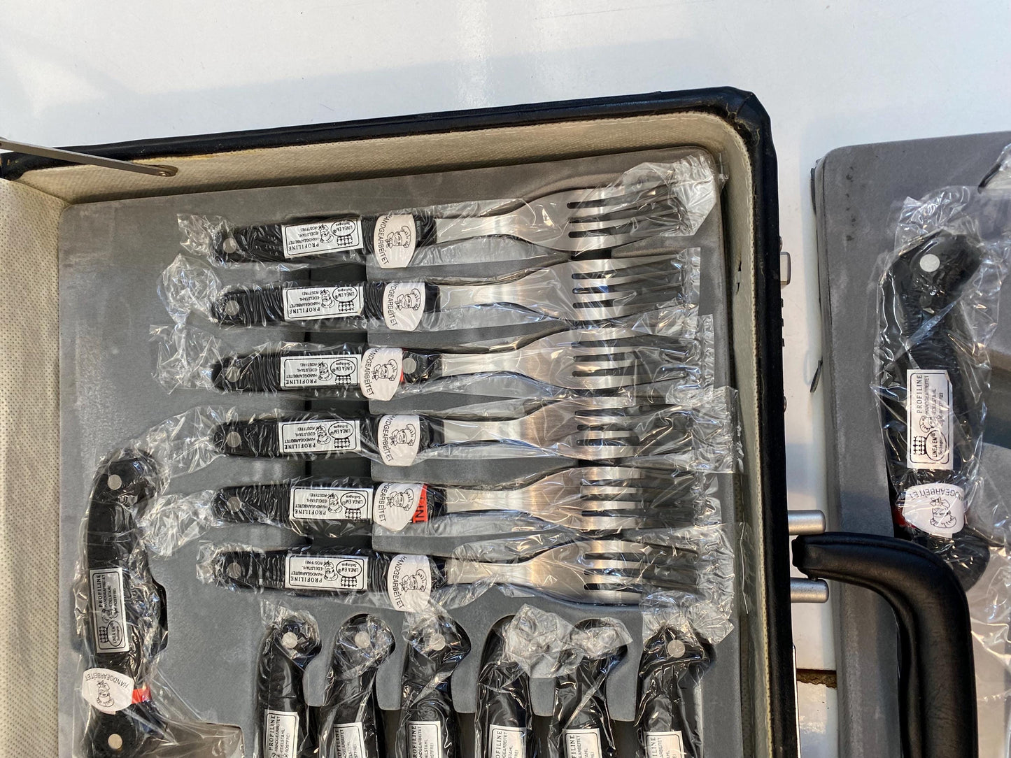 Set Coltelli e Posate Solingen 24 Pezzi ProfiLine Germania Acciaio Inox Artigianale con Valigetta con Serratura