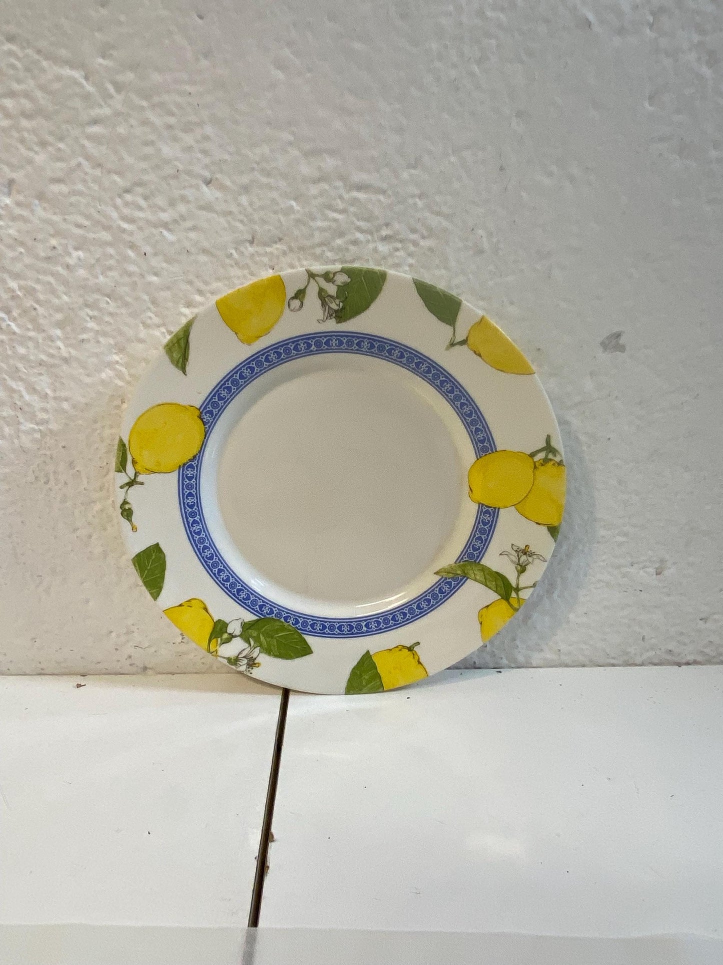 Set piatti vintage Arcopal limoni 13 pezzi 7 fondi, 5 dessert, 1 grande stile Provenza per tavola estiva