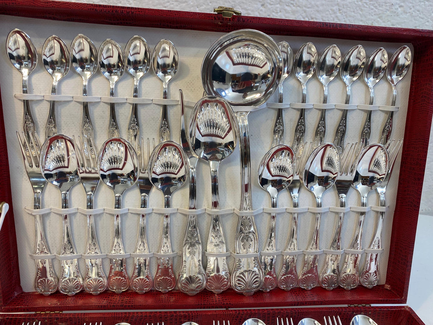 Servizio di Posate in Argento 800 - Tradizione Italiana Intatta come nuove