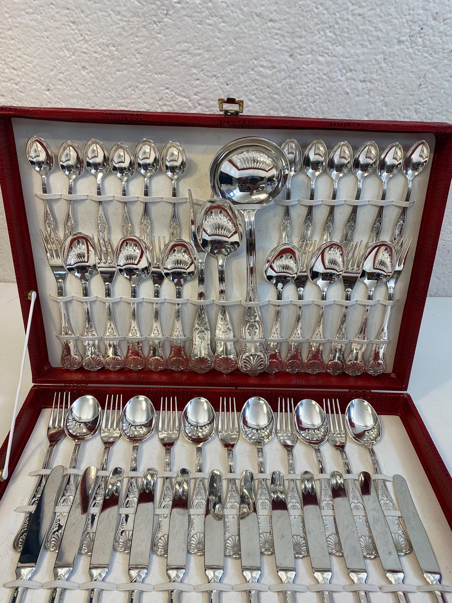 Servizio di Posate in Argento 800 - Tradizione Italiana Intatta come nuove