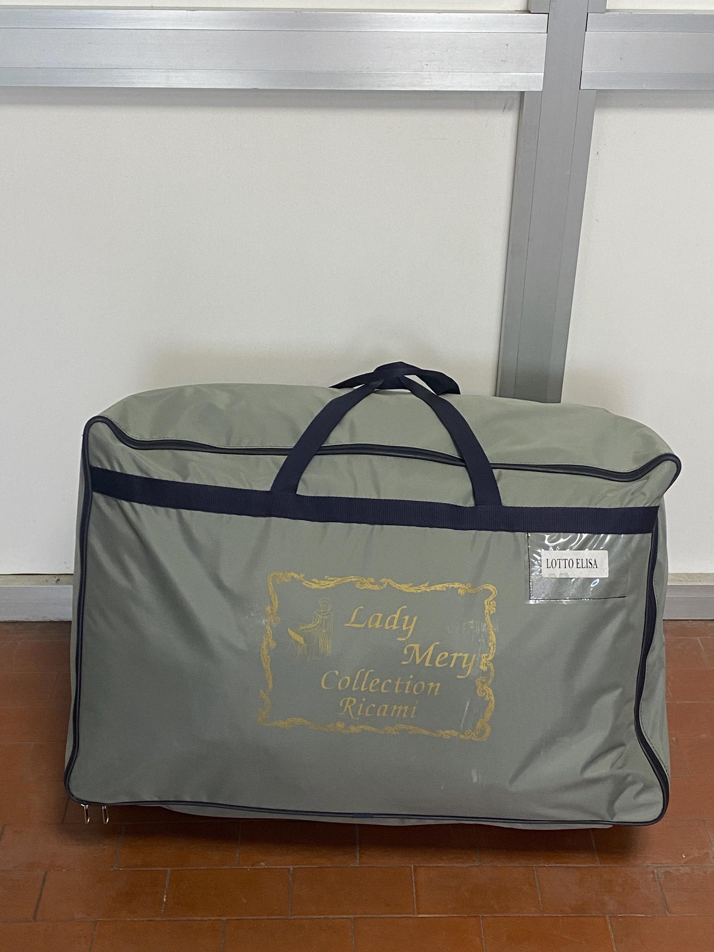 Trapunta Matrimoniale Vintage "Katia" 240x260 cm con Volant e Pizzo, 2 Cuscini Arredo Inclusi mai usata come nuova