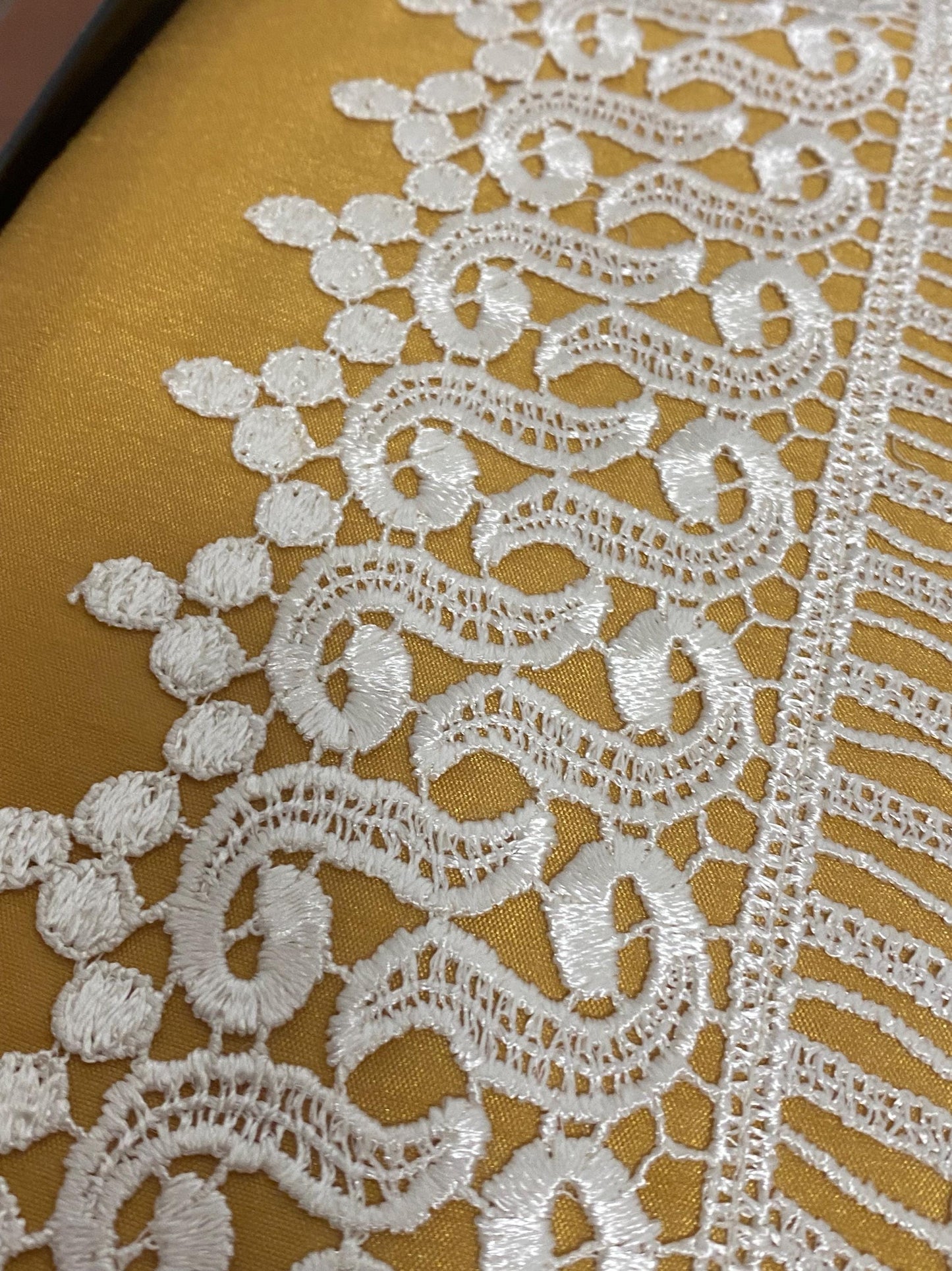 Completo letto matrimoniale vintage Art. Katrina 100% cotone con pizzo ricamato come nuovo mai usato regalo di nozze matrimonio