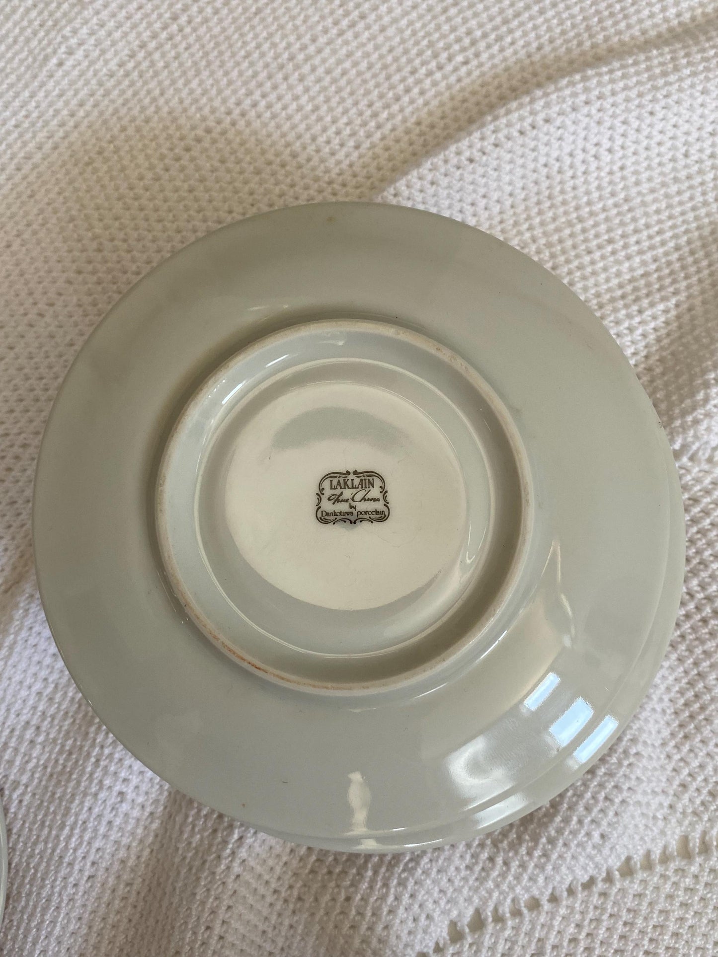 Servizio caffè vintage Laklain Bone China Danbury 8 tazzine, teiera, lattiera, 12 piattini, porcellana bianca e oro, regalo elegante nozze