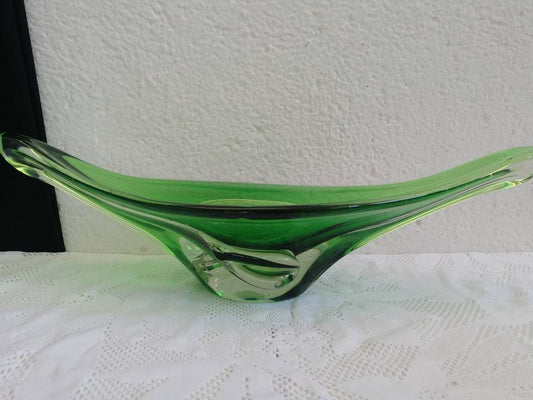 Centrotavola, Vetro di Murano, Lavorato a Mano, Anni '50, Design Vintage, Buone Condizioni, Arte del Vetro