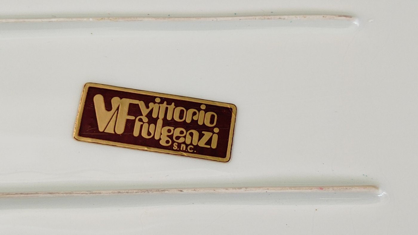 Piatto in Ceramica Vittorio Fulgenzi - L'Arte Italiana Sotto le Tue Dita