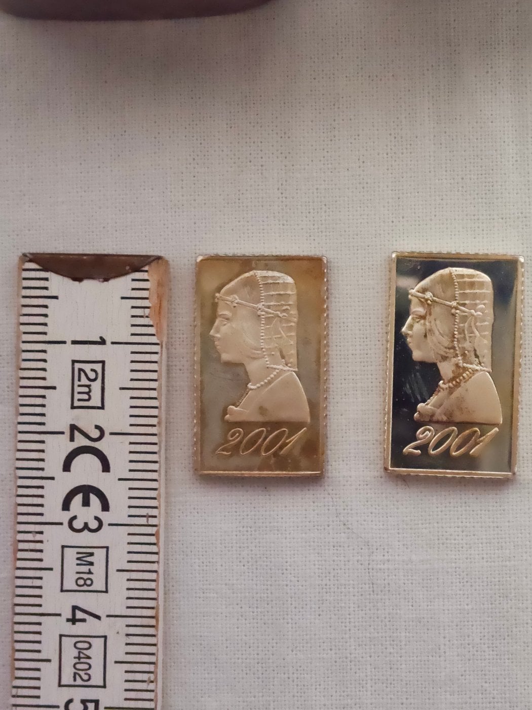 Lingottini in argento Leonardo da Vinci-ritratto di donna-inc. G. Lancia