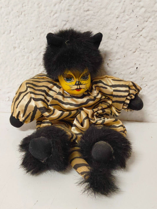 clown tigre figurina bambola pagliaccio