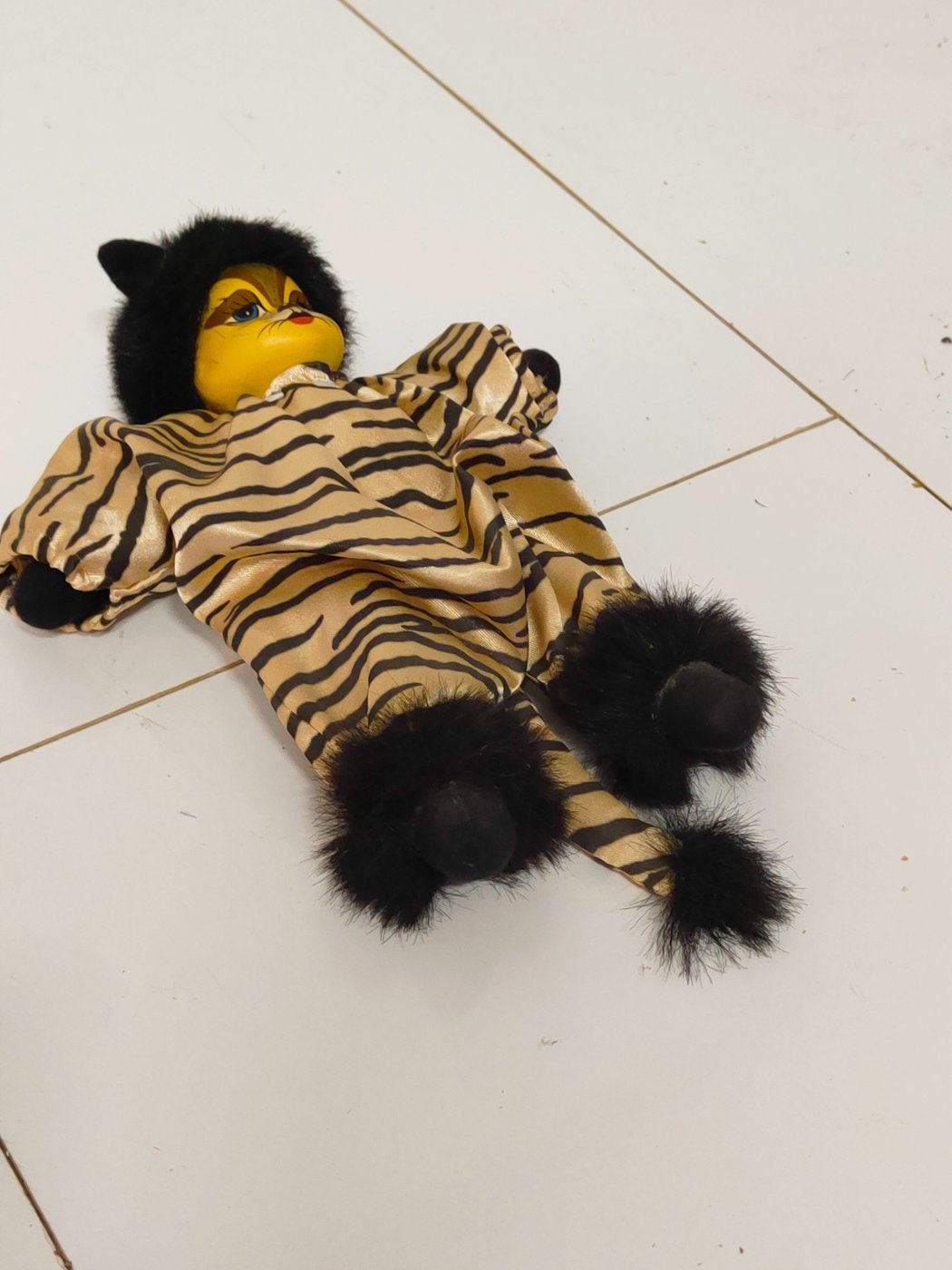 clown tigre figurina bambola pagliaccio