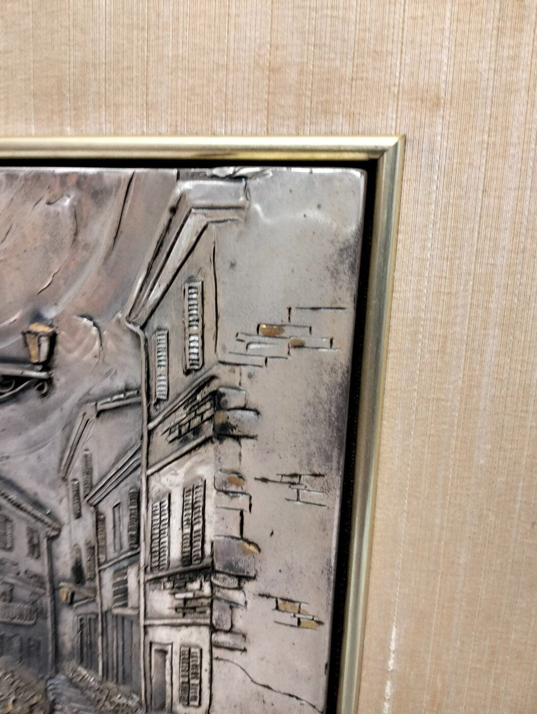 Quadro in Rilievo in Argento 800 con Cornice - Eleganza e Arte in un Unico Pezzo