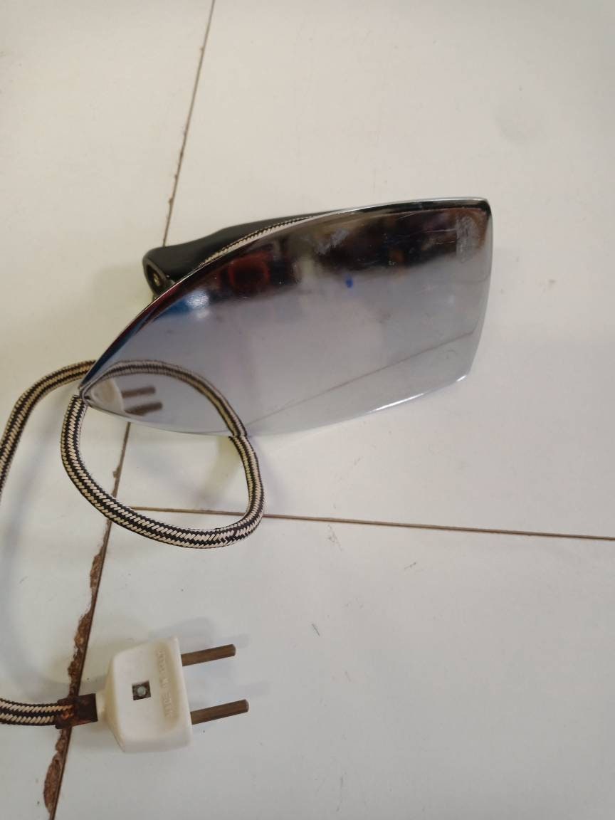 Ferro da stiro vintage Termozeta 16x9x10 cm | Regolazione voltaggio | Funzionante, anni '60 | Arredamento rétro o collezione
