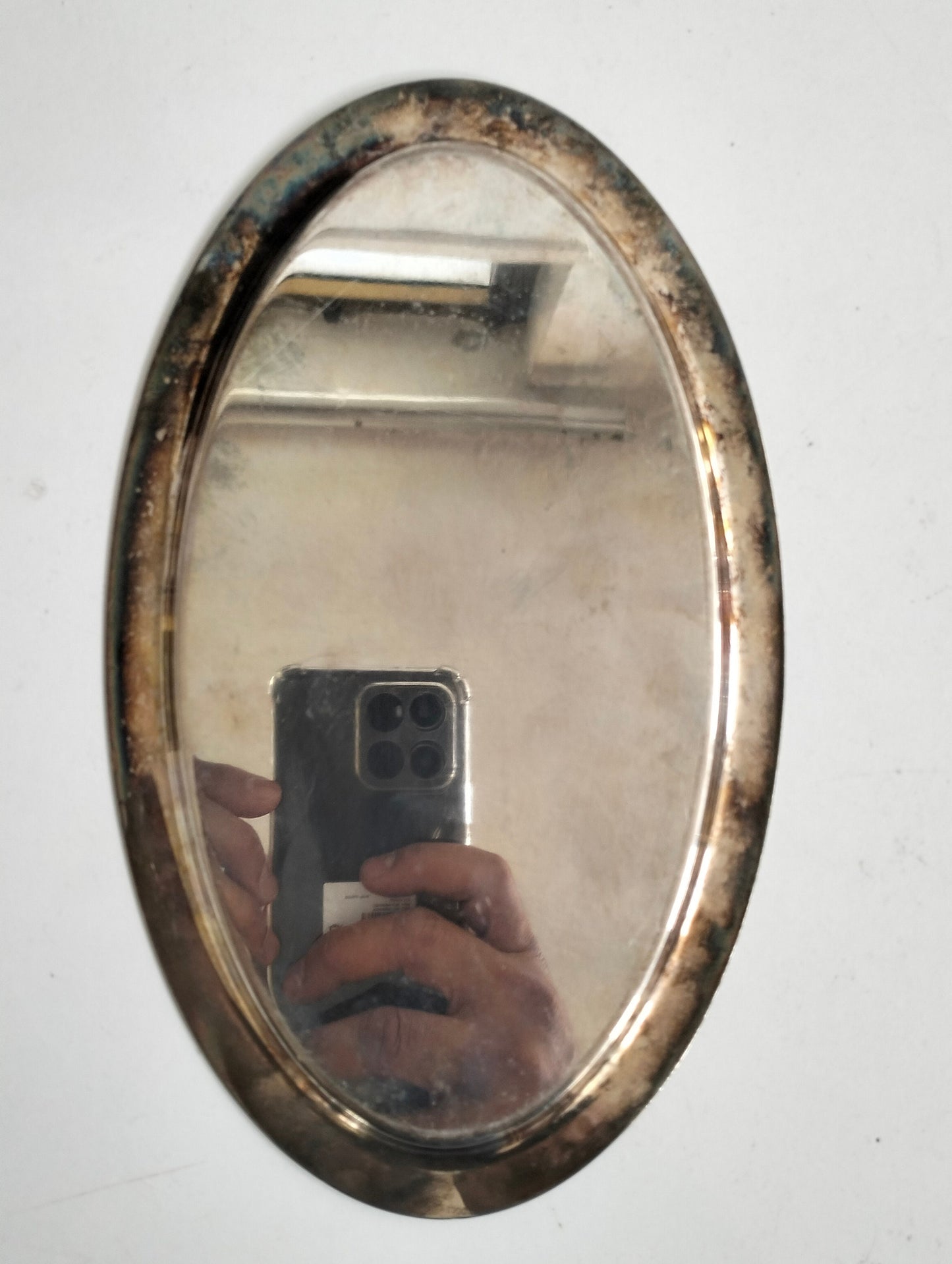 Piatto vassoio in argento 1000
