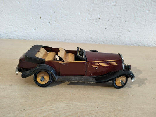 Modellino Auto in Latta Vintage Senza Chiave di Carica - Pezzo da Collezione