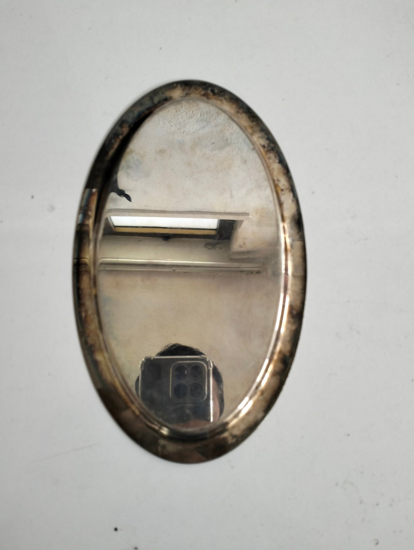 Piatto vassoio in argento 1000
