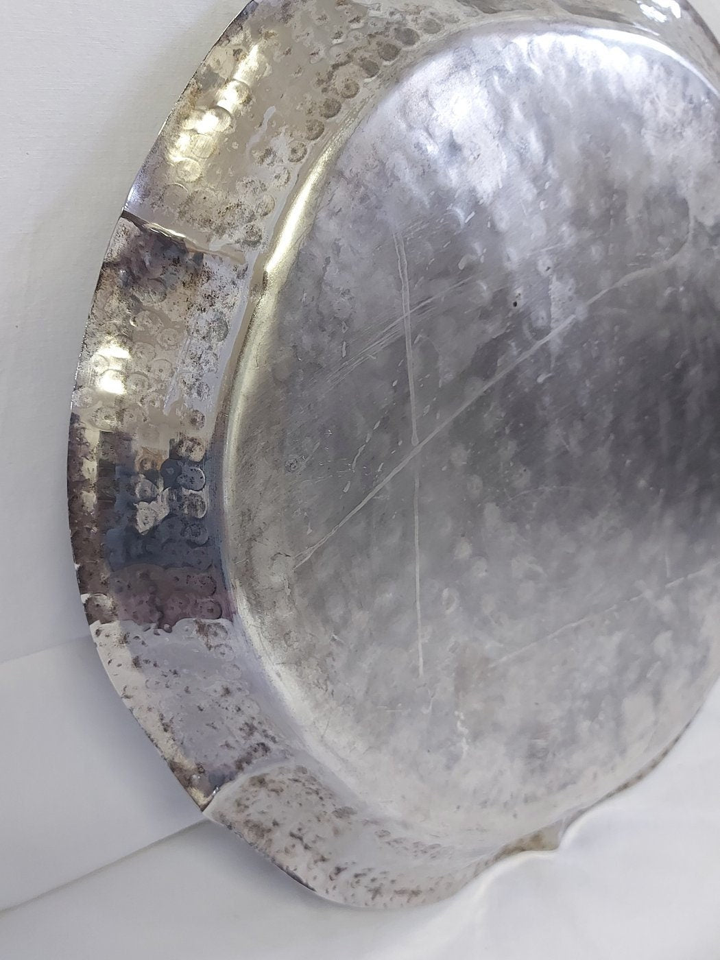 Antico vassoio da portata placcato argento