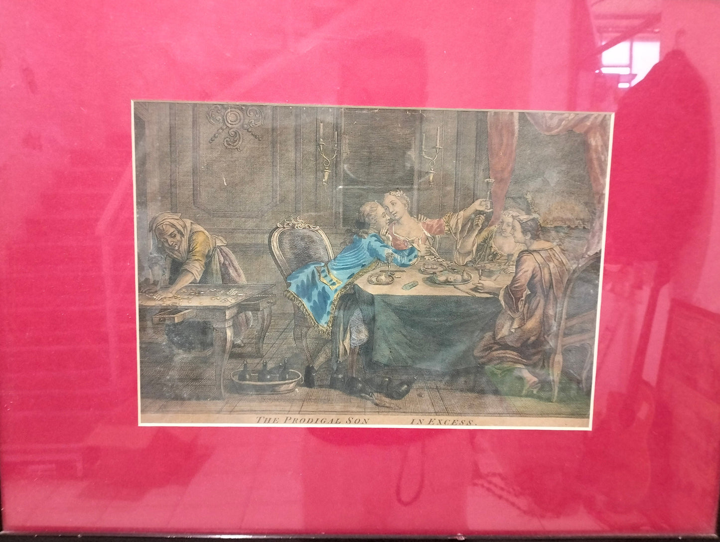 Quadro Stampato dell'Antica Parabola del Figliol Prodigo