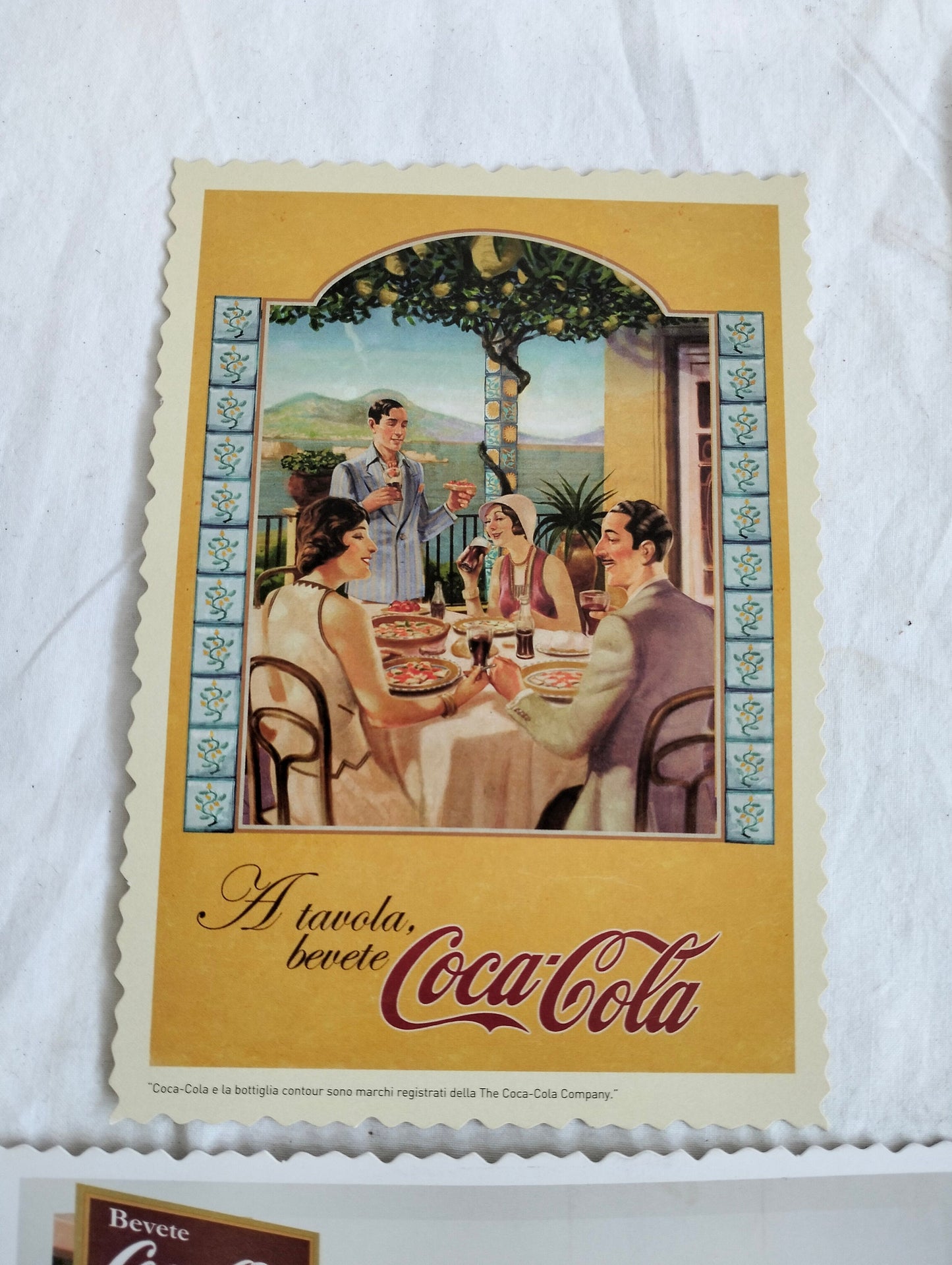 Bustina con Tre Cartoline Coca-Cola - Pezzi da Collezione