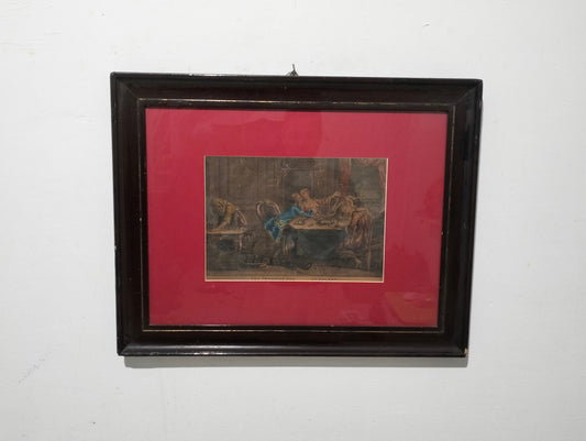 Quadro Stampato dell'Antica Parabola del Figliol Prodigo