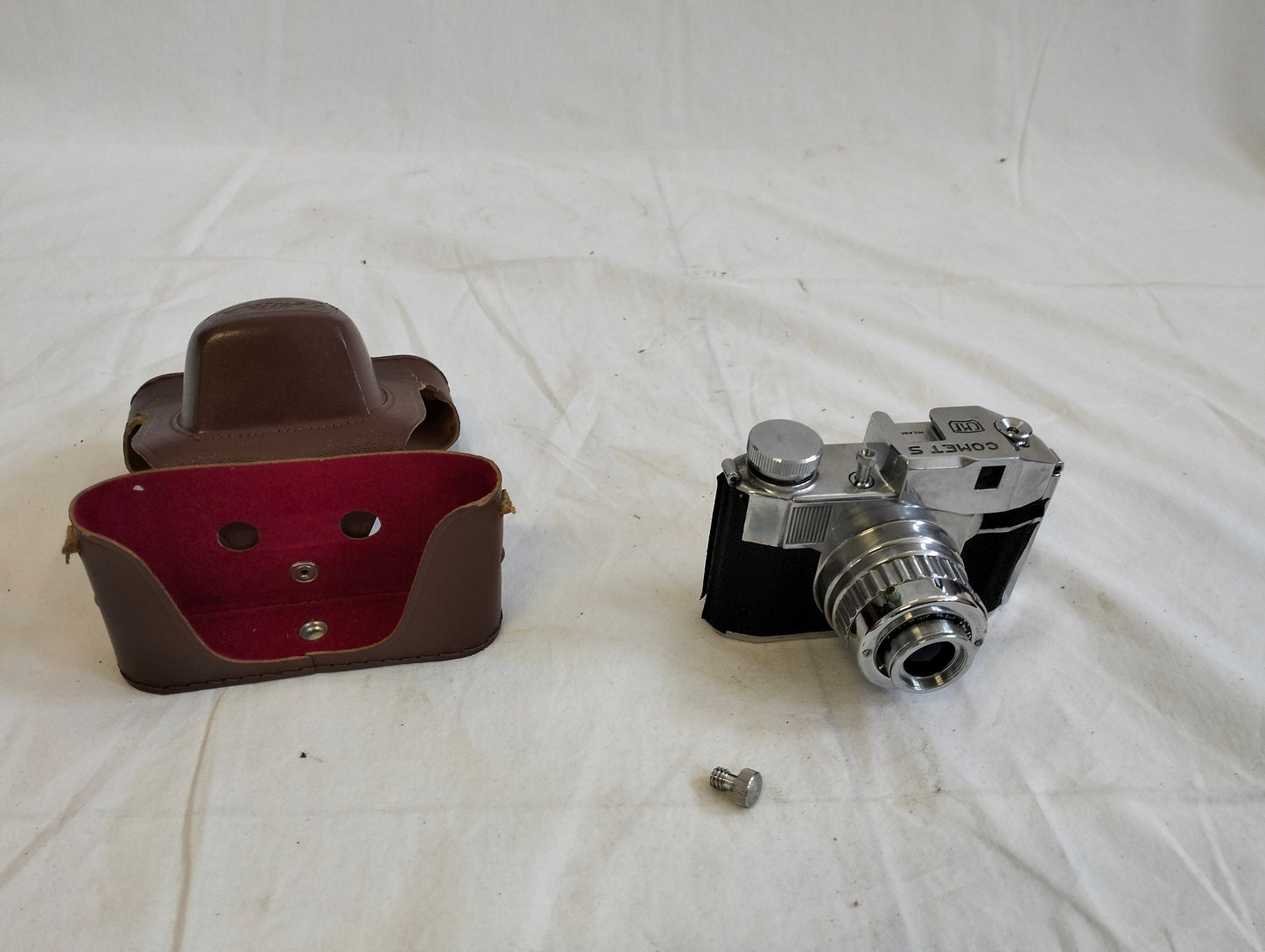 Fotocamera Bencini Comet's 3x4 Vintage con Accessori