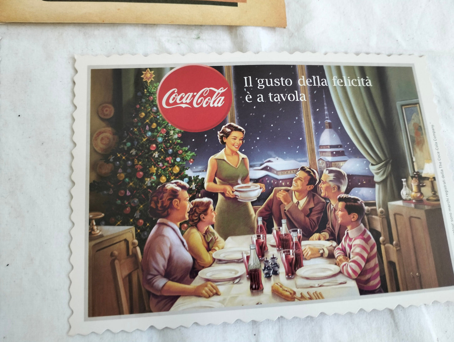 Bustina con Tre Cartoline Coca-Cola - Pezzi da Collezione