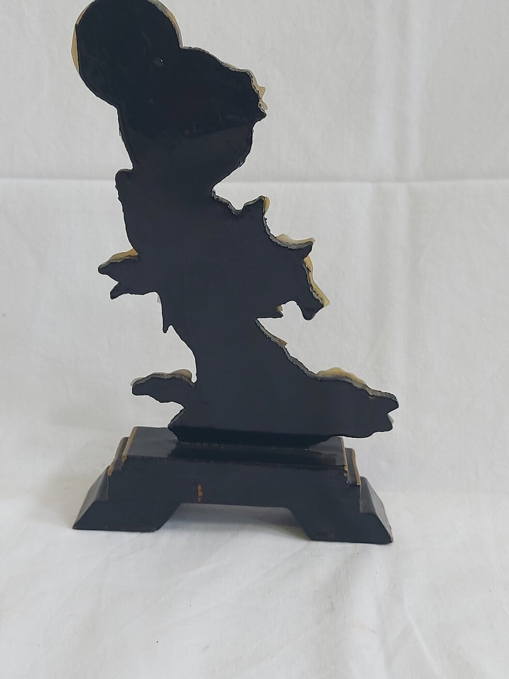 Rilievo Vintage in Madreperla Raffigurante una Geisha Giapponese