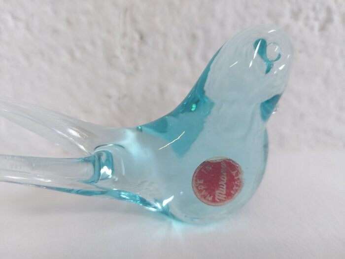 vintage glass bird