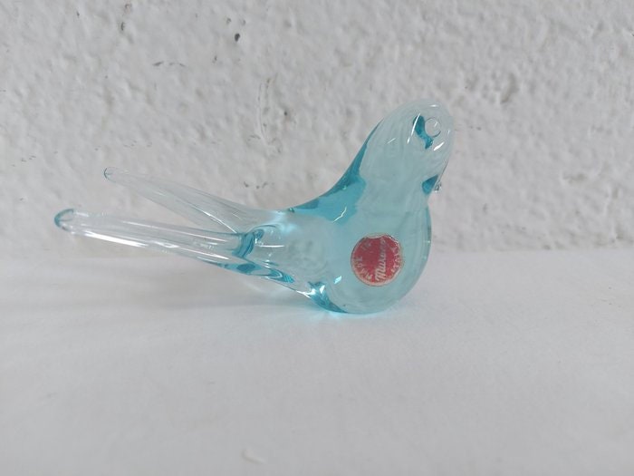 vintage glass bird