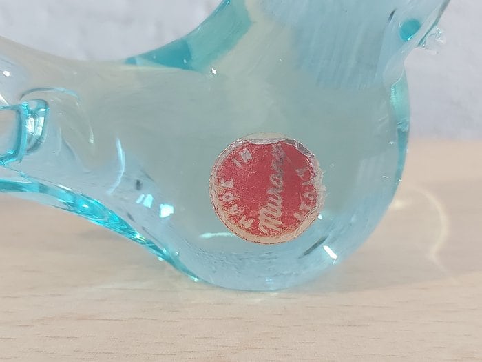 vintage glass bird