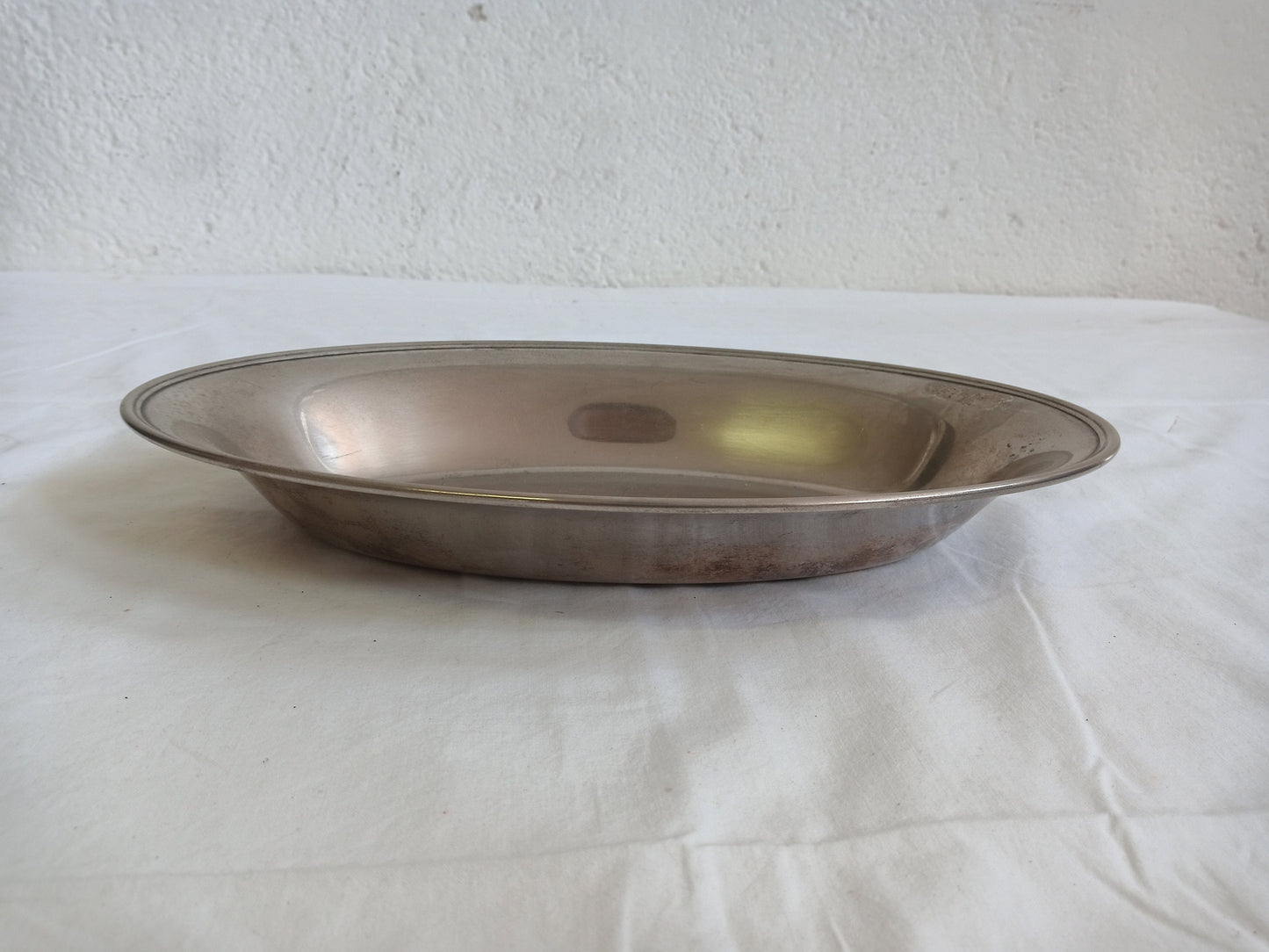 vintage tray in silver