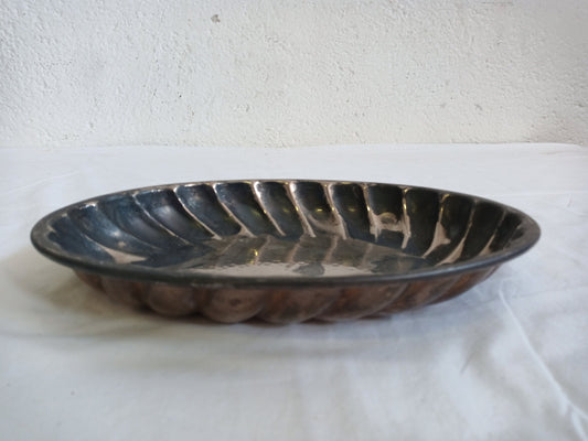 vintage tray in silver