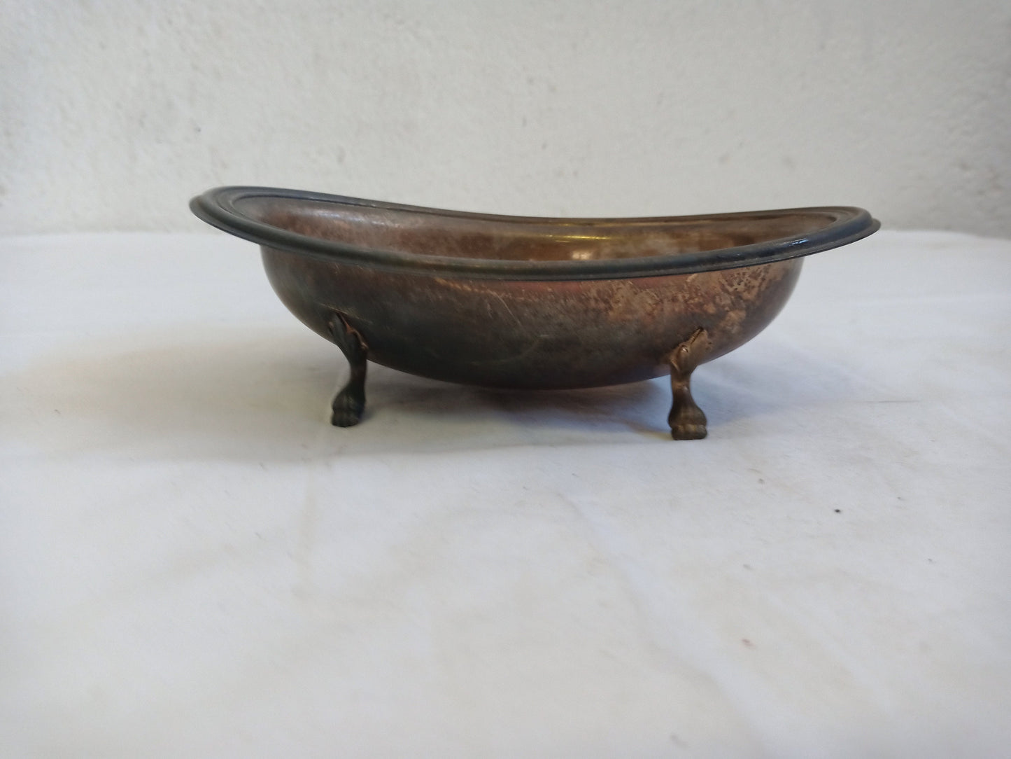 vintage tray in silver 16,50 x 12,50 x 5,50 cm
