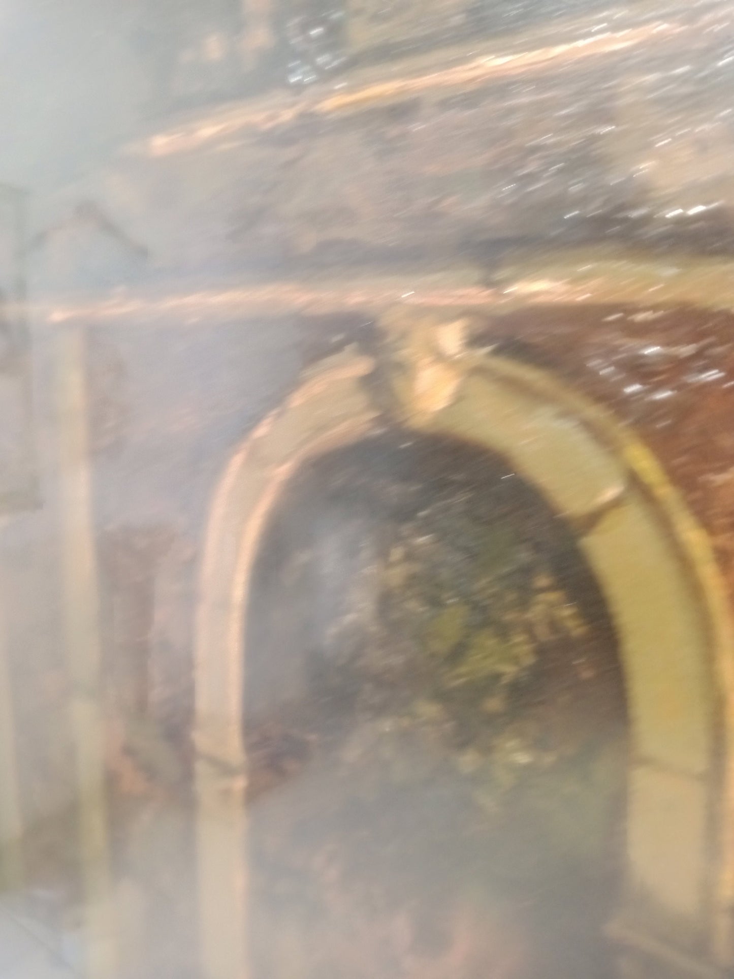 Tela dipinta ad olio lanterna nella notte