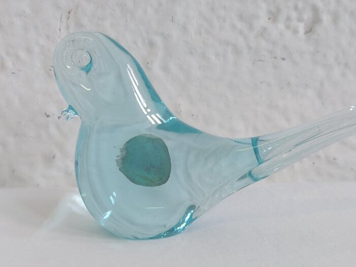 vintage glass bird