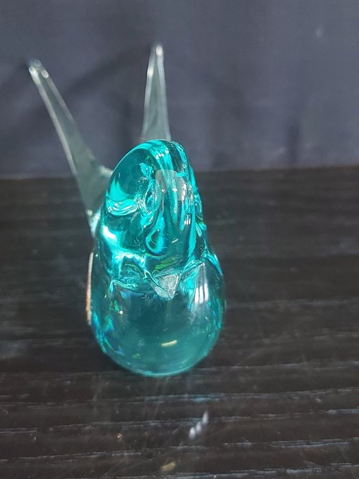 vintage glass bird