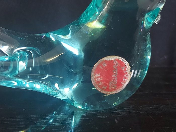 vintage glass bird