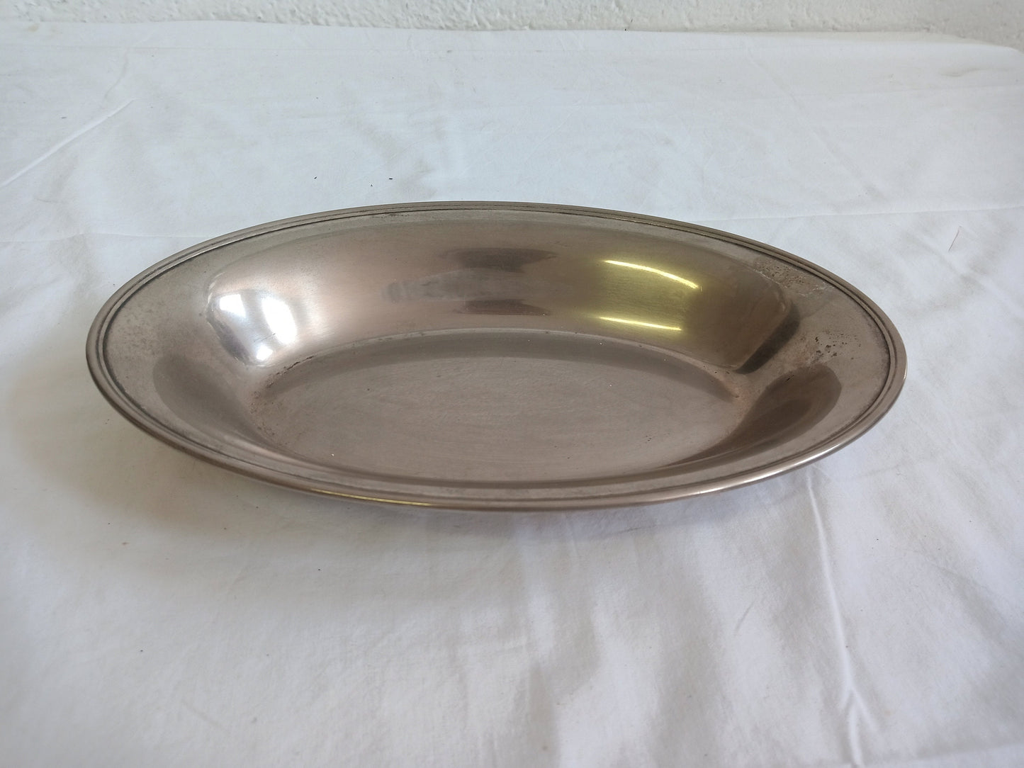 vintage tray in silver